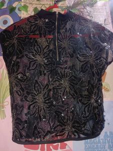 Korean Crop  Net  Top