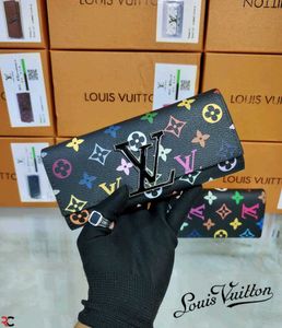 LV 3 FOLDED WALLET WITH BRAND BOX