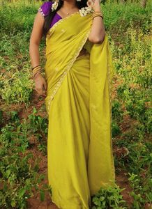 Elegant Yellow Saree