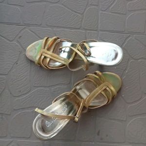 Gold Colour Pumps