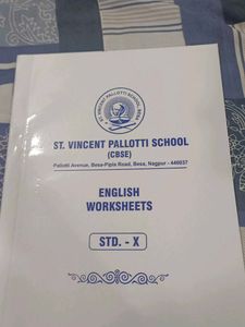 ENGLISH QUESTION Bank And Workbook 2025 Class 10