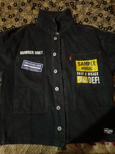 Cool Graphic Denim Jacket