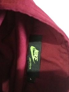 Burgundy Nike Track Jacket