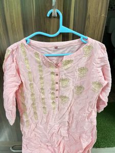 New Pink Kurti Never Worn