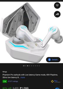 Wings Phantom Pro Ear Buds 2 Months Old. With Bill Box And Charger.