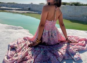 Boho Chic High-Low Dress| Beach Dress