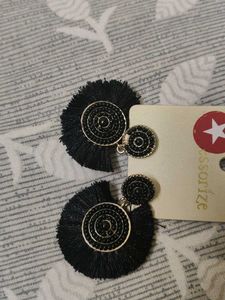 Accessorize Black Earrings