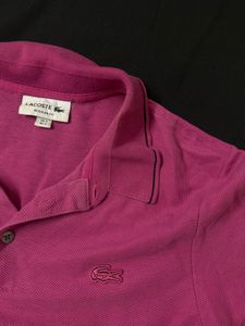 Lacoste Pink Polo Shirt
