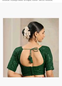 Green Sequin Blouse