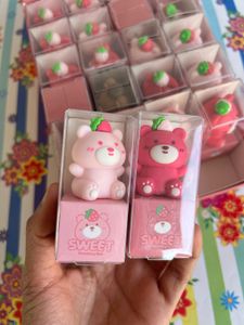 Sweet Strawberry Bear Erasers