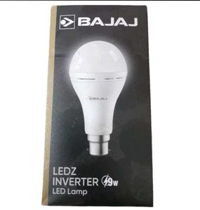 Bajaj 9w Inverter Bulb | Rechargeable Brand New