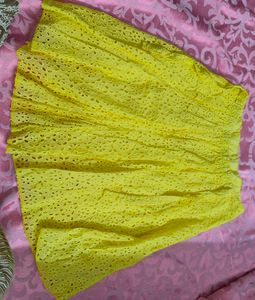 Yello Mini Skirt