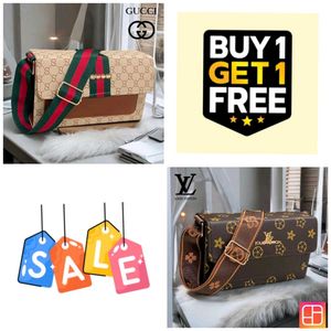 GUCCI &amp; LV BOX TYPE SLING BAG COMBO