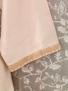 ✨ Elegant Cream Kurti – Size 4XL ✨Brand: Indo Era