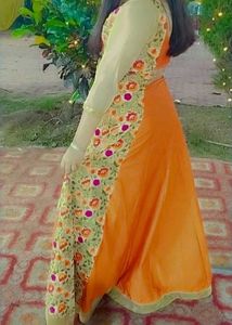 Elegant Orange gown