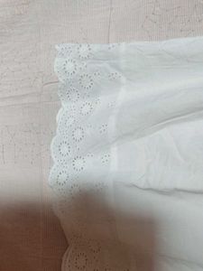 White Embroidered Top