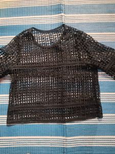 Elegant Black Lace Top