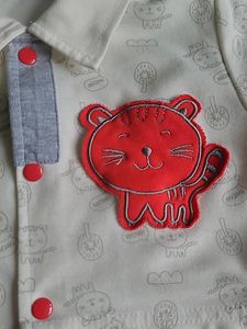 Beige Pink Boy&#39;s Casual Romper