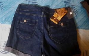 Two pairs of Denim Shorts