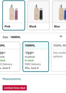Pepxo Water Bottle