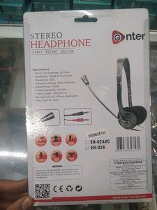 Enter Stereo Headphones