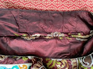 Embroidered Silk Sarees With Blouse Piece