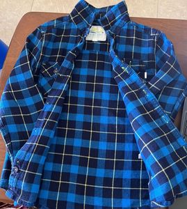 Checked Shirt &amp; Kids Goggles
