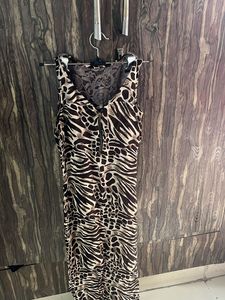 Leopard Print stiched  Kurta