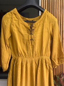 Mustard Dress, Size -34 to 36