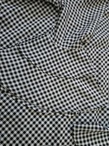 Gingham Floral Embroidered Top