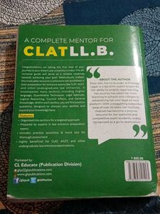CLAT LL.B. Exam Prep Book