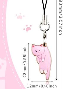 🎀Pink Kitten Phone Charm 🎀