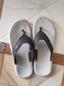 Comfy Black & White Flip-Flops