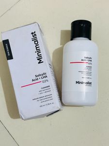 minimalists SalicylicAcid + LHA02%CLEANSER