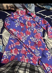 Floral Print Kurta Set