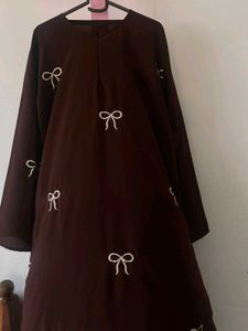 Bow Abaya With Hijab