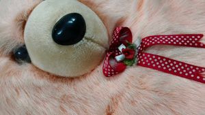 Stuff Toy – Pink Teddy Bear (New / Gently Used) fo