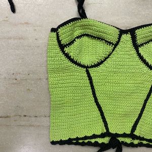 Crochet Bustier Corset Top
