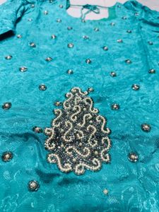 Very Beautiful Embroidered Suit With Salwar Dupata
