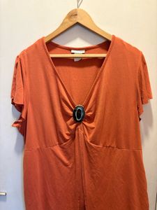 Beautiful Over Size Imported Rust Top