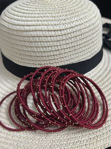 Maroon Bangle Set 22 pcs