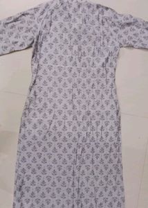 Poly cotton Grey kurti
