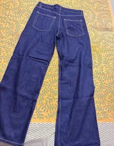 Wide Leg Denim Jeans