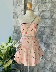 Imported Top And Skirt Set