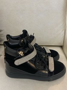 Giuseppe Zanotti Black High-Top Sneakers