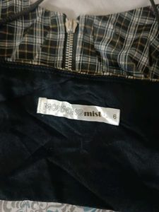 Plaid Zip-Up Crop Top