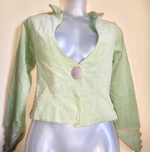 🎁Buy 2 Get 1 Free🎁Size S Green Quardro Jacket
