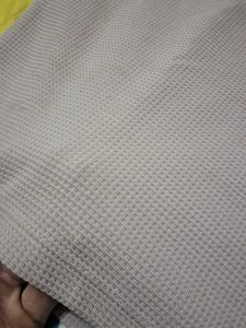 H&amp;M Light Pink Waffle Knit Polo T-Shirt