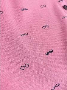 Pink Printed Casual Shirt