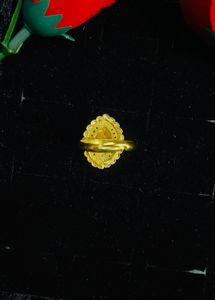 Gold Ring with Ruby